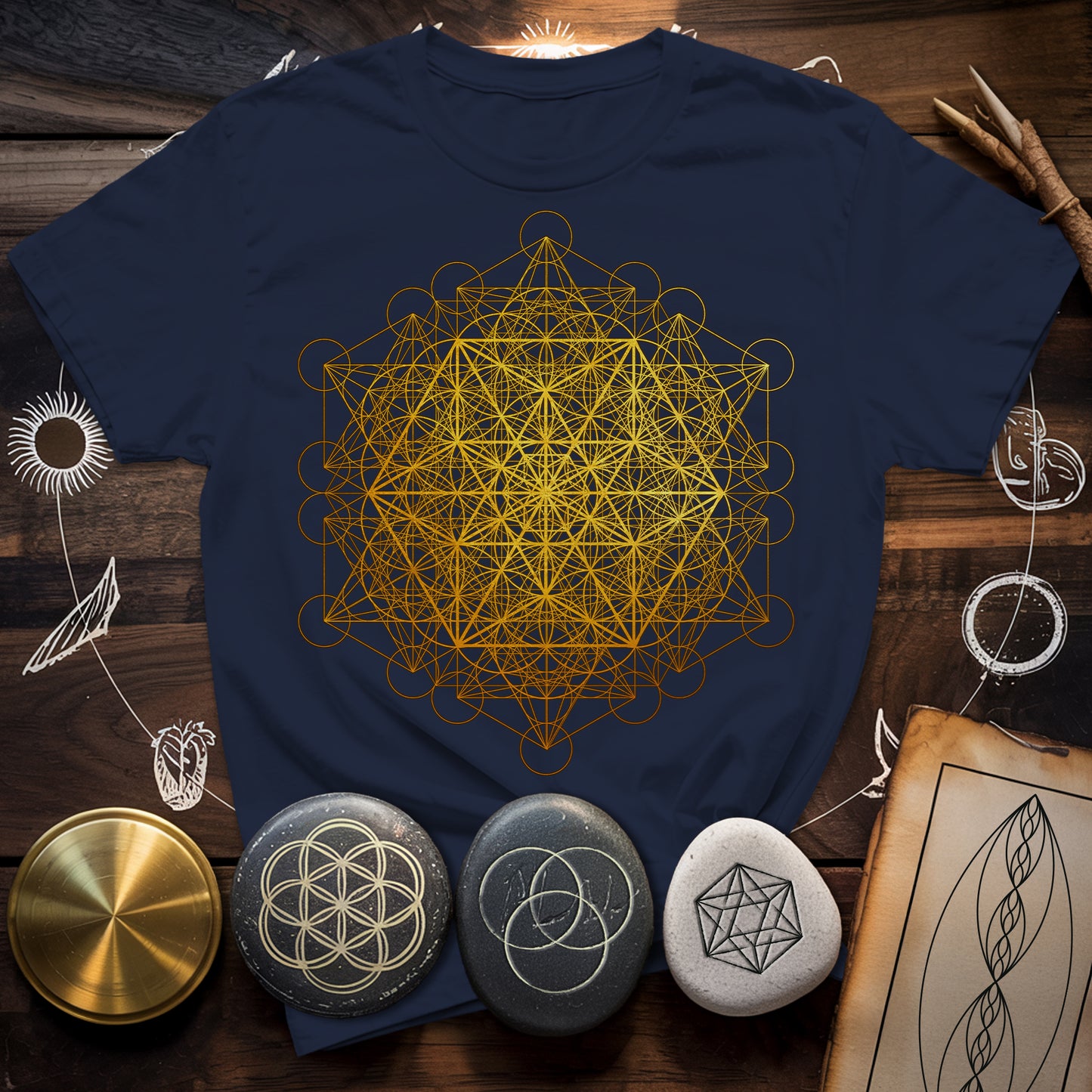 Metatron Vector Equilibrium T-Shirt