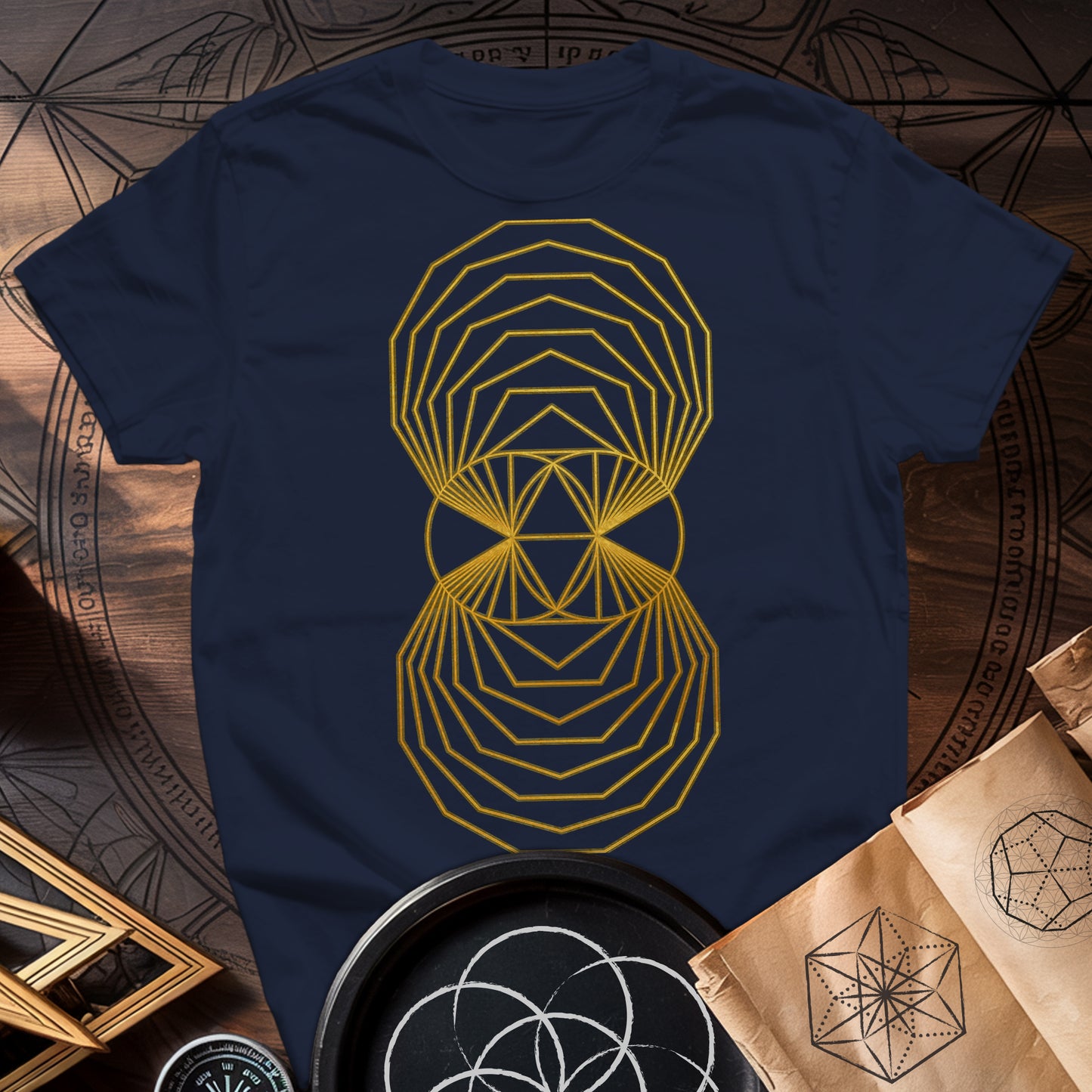 Regular Polygons Vesica Picsis T-Shirt