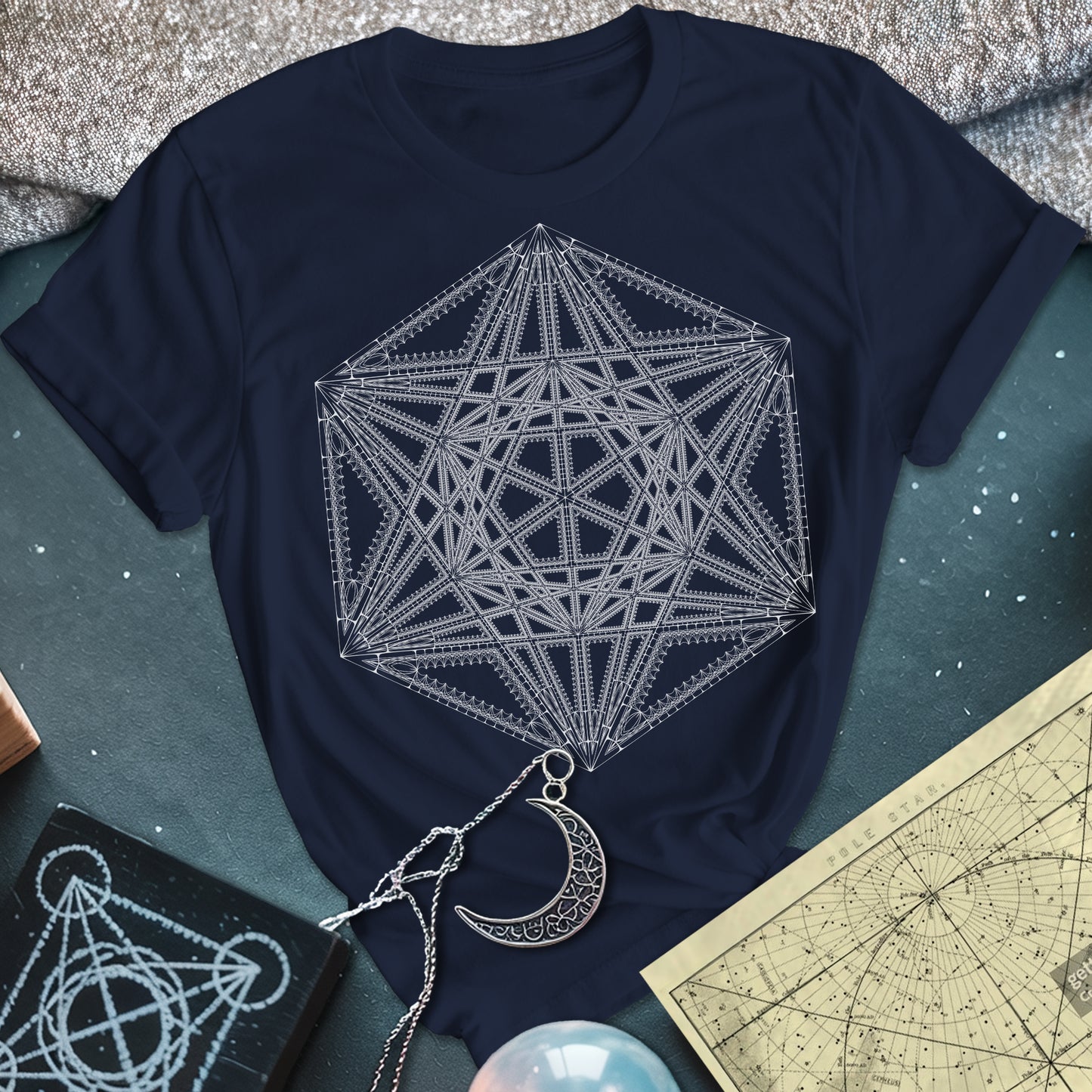 Organic Metatron's Cube T-Shirt