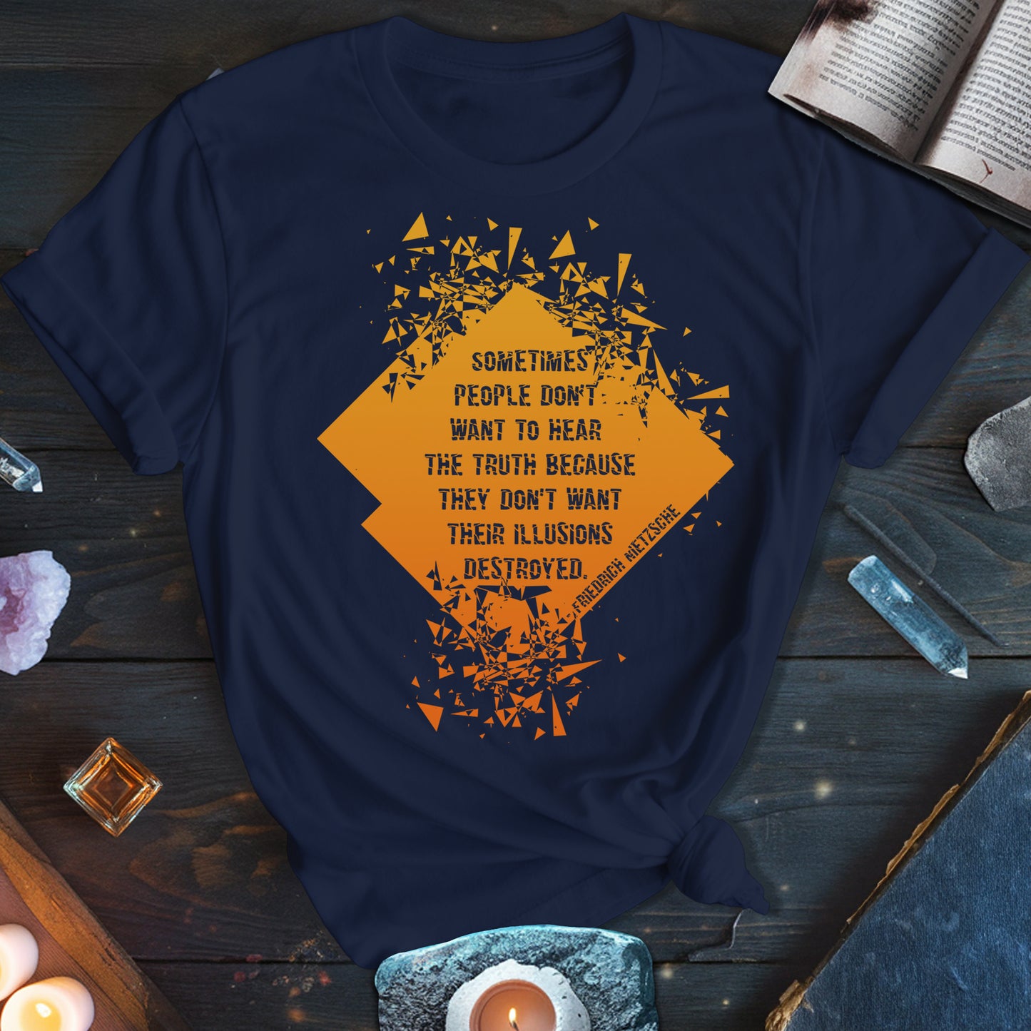 Friedrich Nietzsche Illusions Destroyed T-Shirt