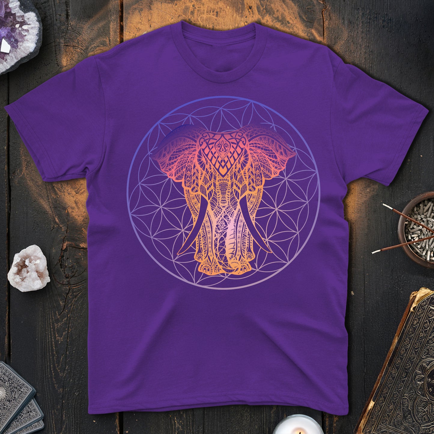 Ganesha Flower Of Life T-Shirt