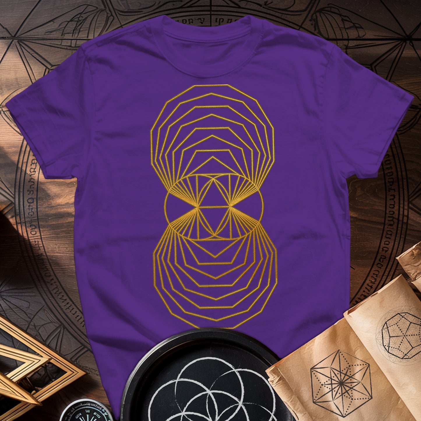 Regular Polygons Vesica Picsis T-Shirt