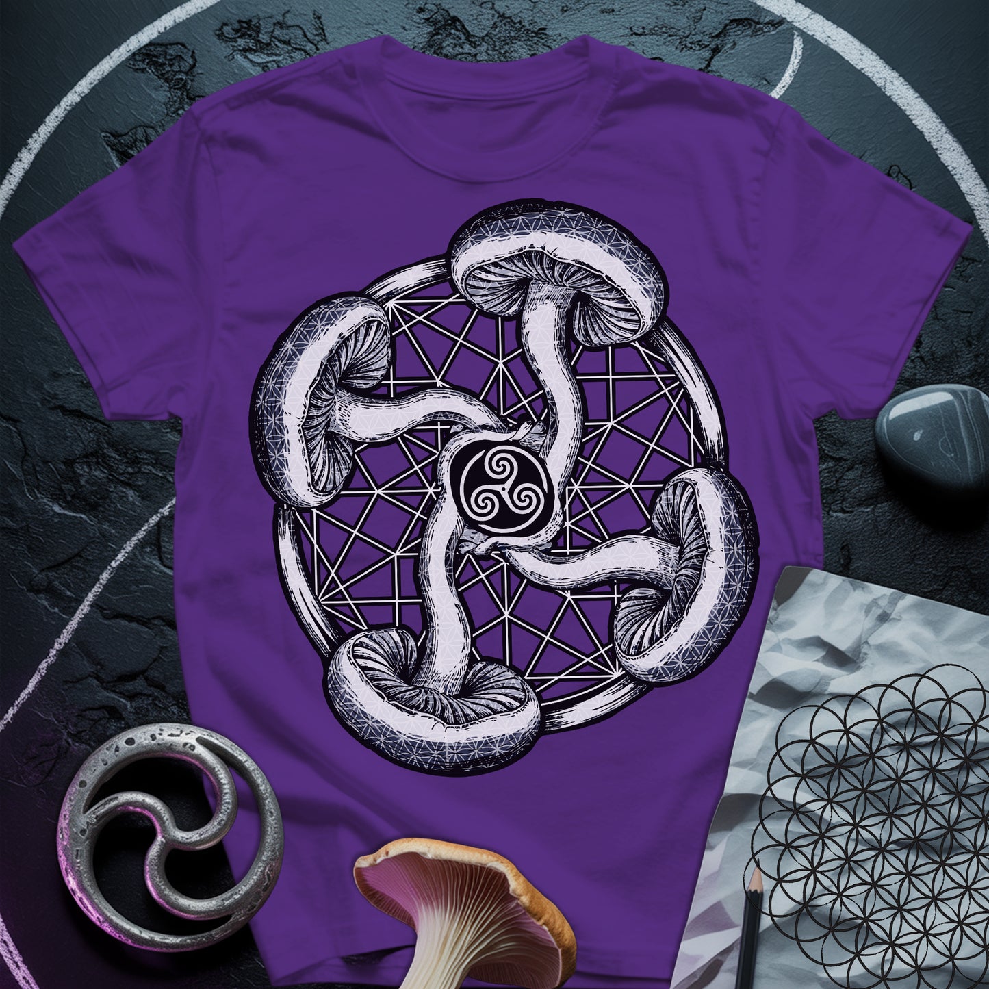 Fungal Flow of the Triskelion T-Shirt