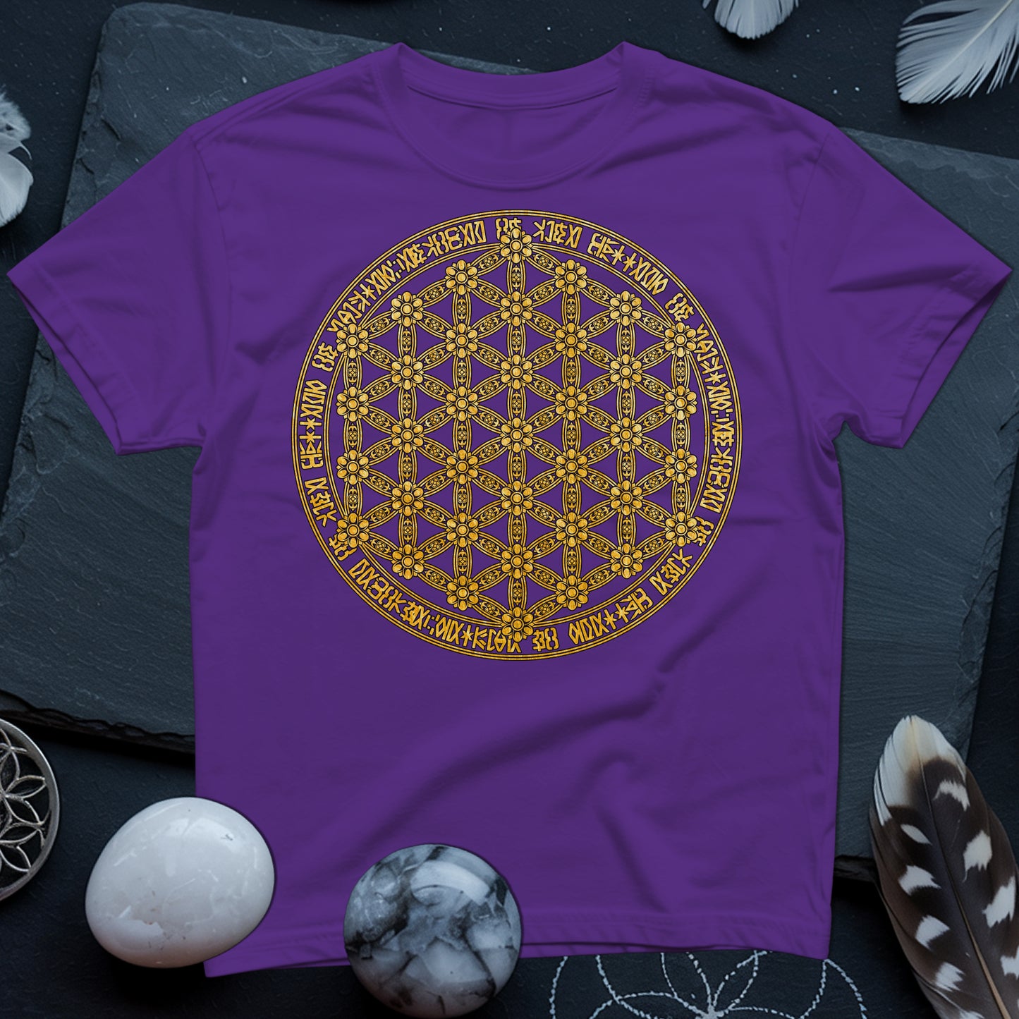 Flower Of Life Foo Lion T-Shirt