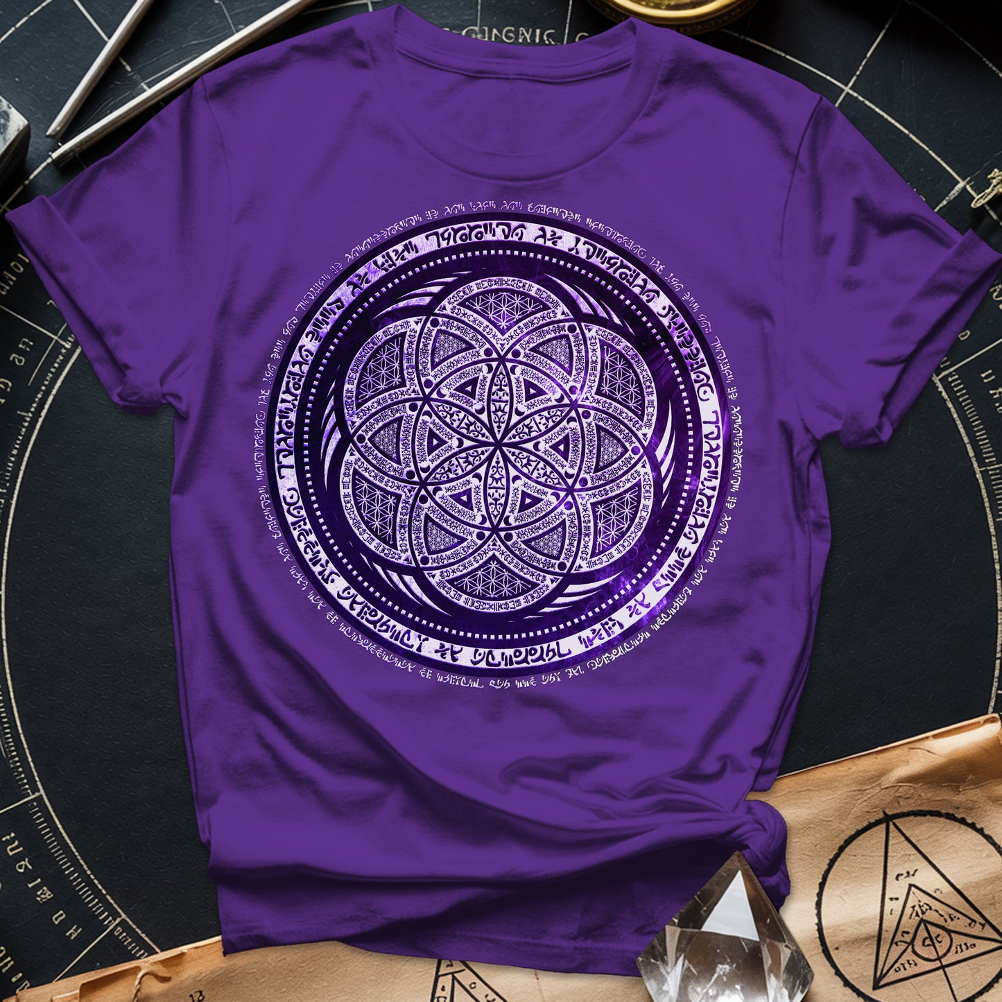 Seed Of Life Tribal Sacred Geometry T-Shirt