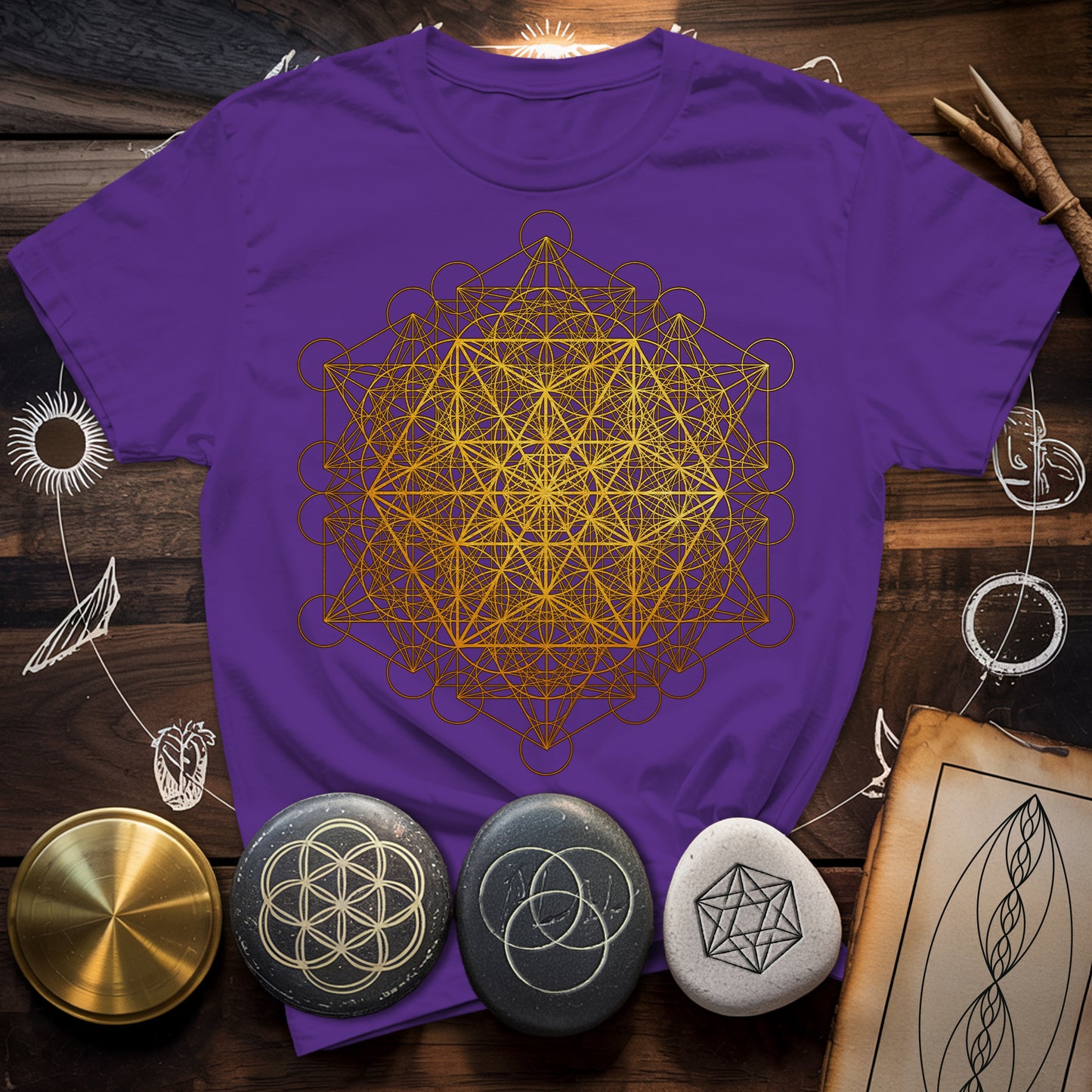 Metatron Vector Equilibrium T-Shirt