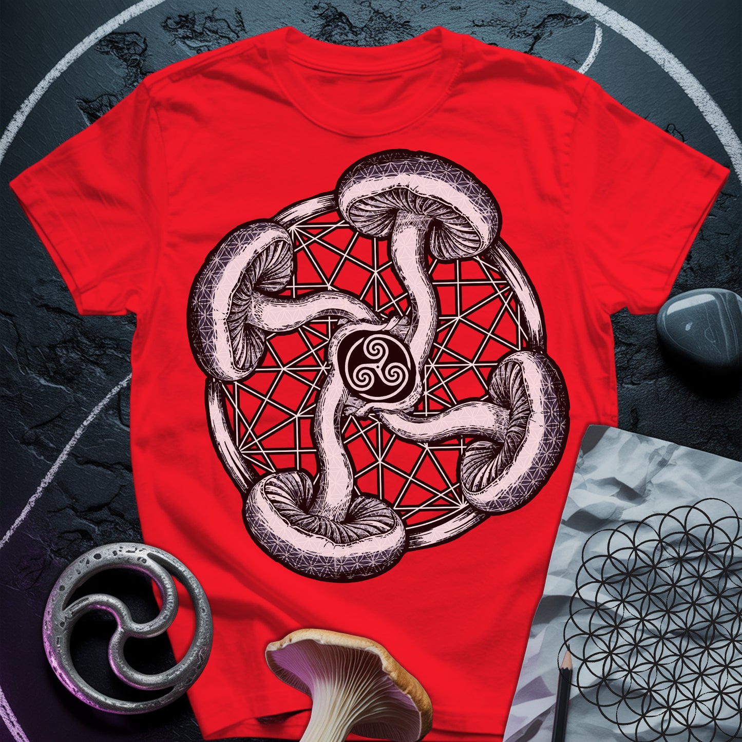Fungal Flow of the Triskelion T-Shirt