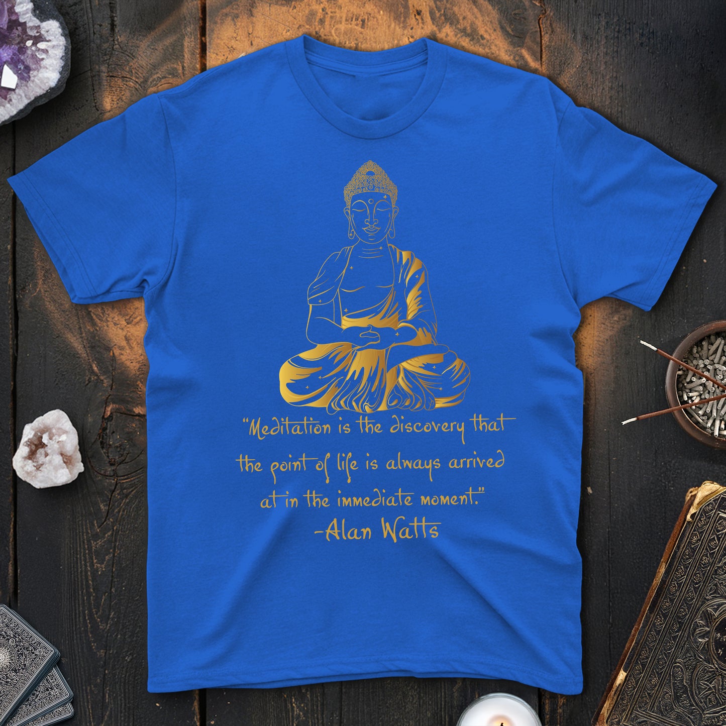 Alan Watts Meditation Buddha T-Shirt