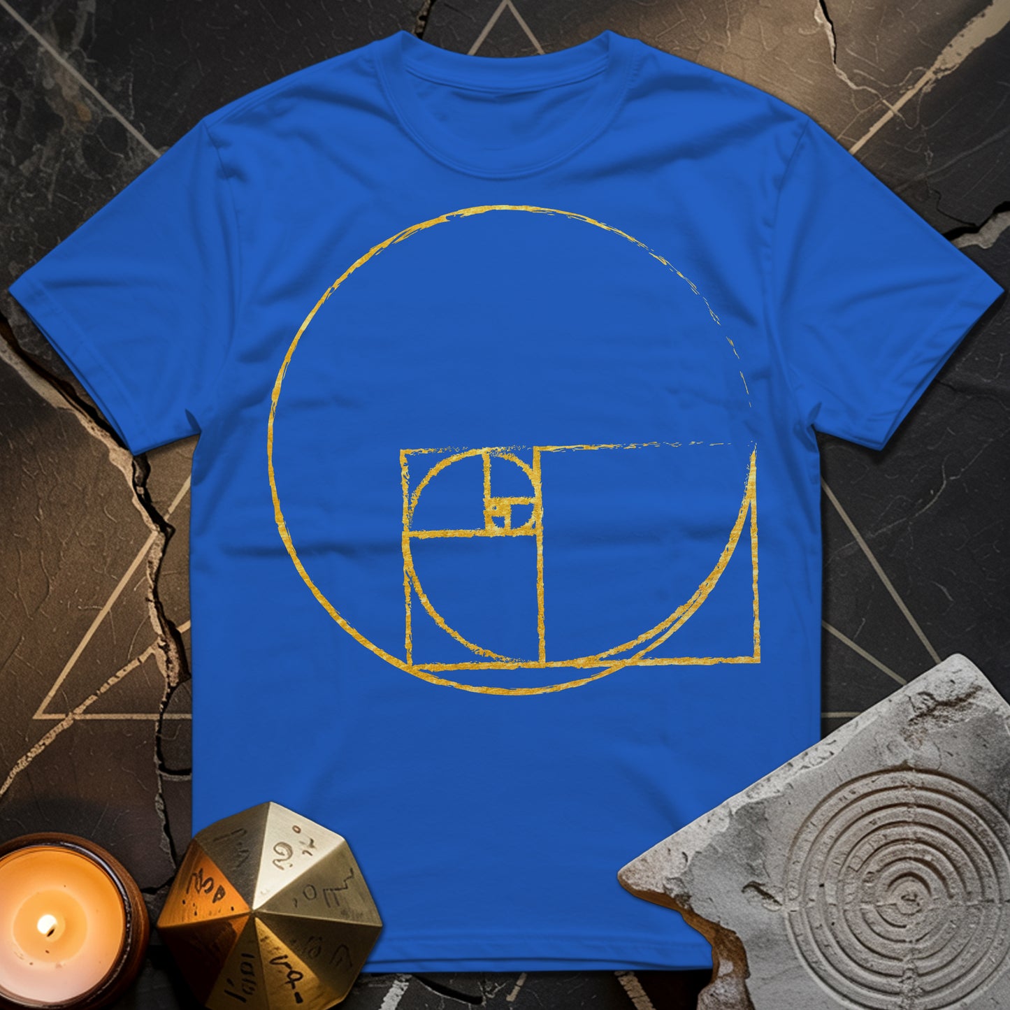 Golden Ratio Spiral Circle T-Shirt