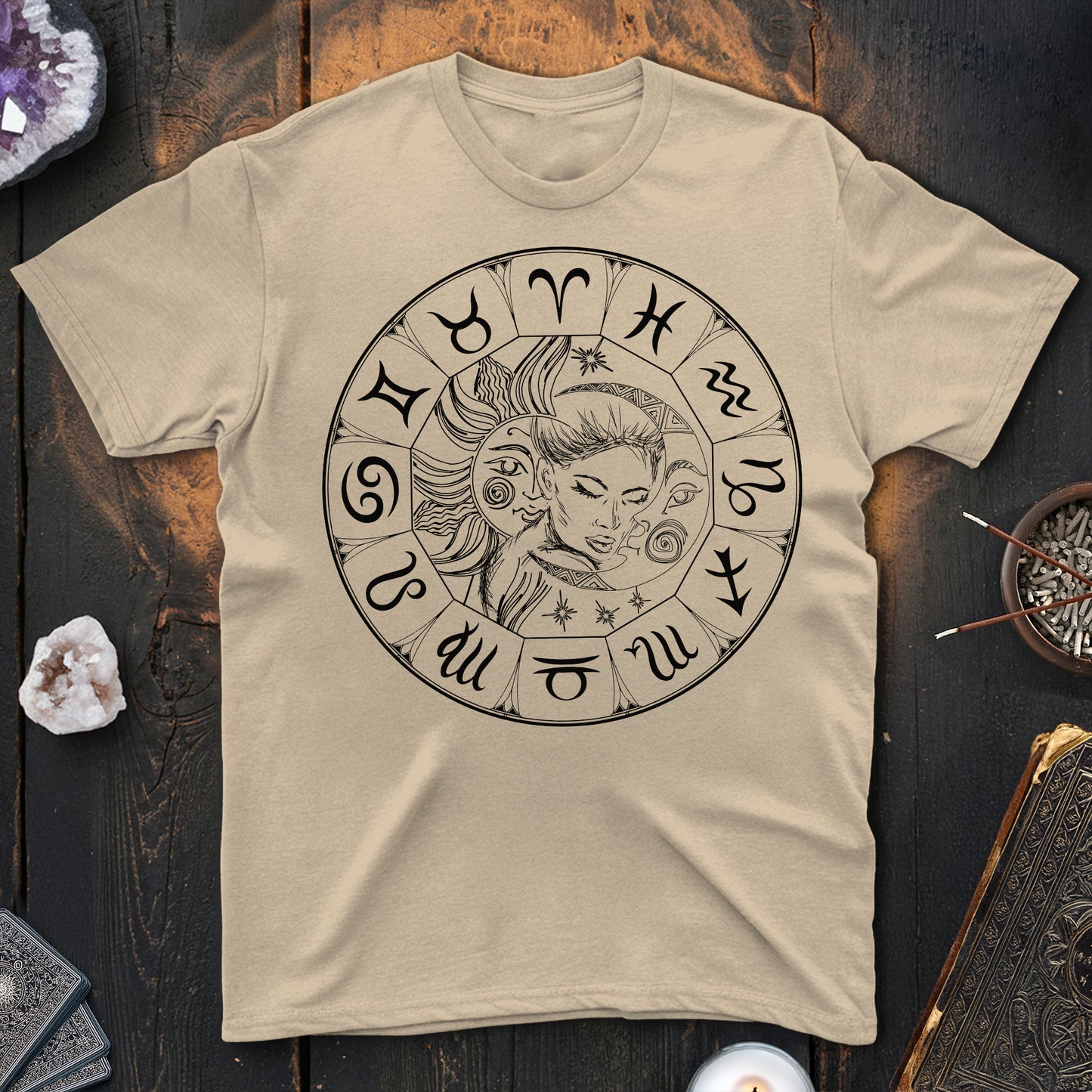 Sun Moon Zodiac T-Shirt
