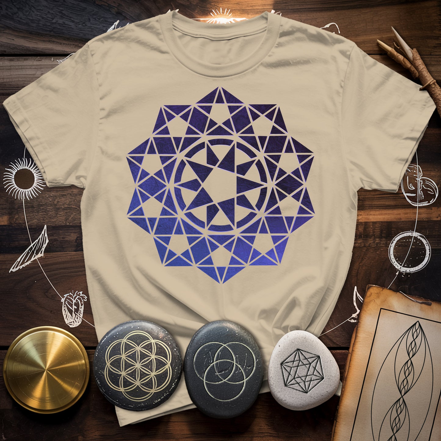 Crop Circle Purple T-Shirt