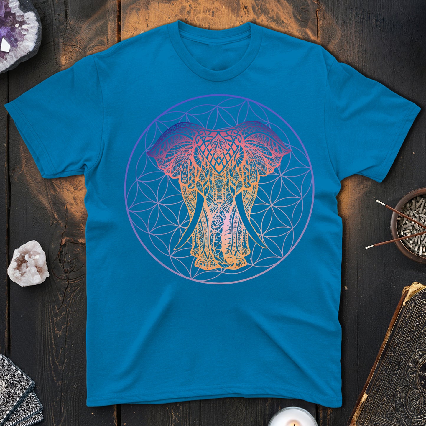Ganesha Flower Of Life T-Shirt