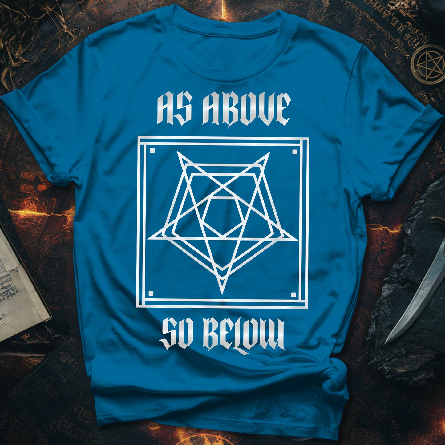As Above So Below Star Unisex T-Shirt