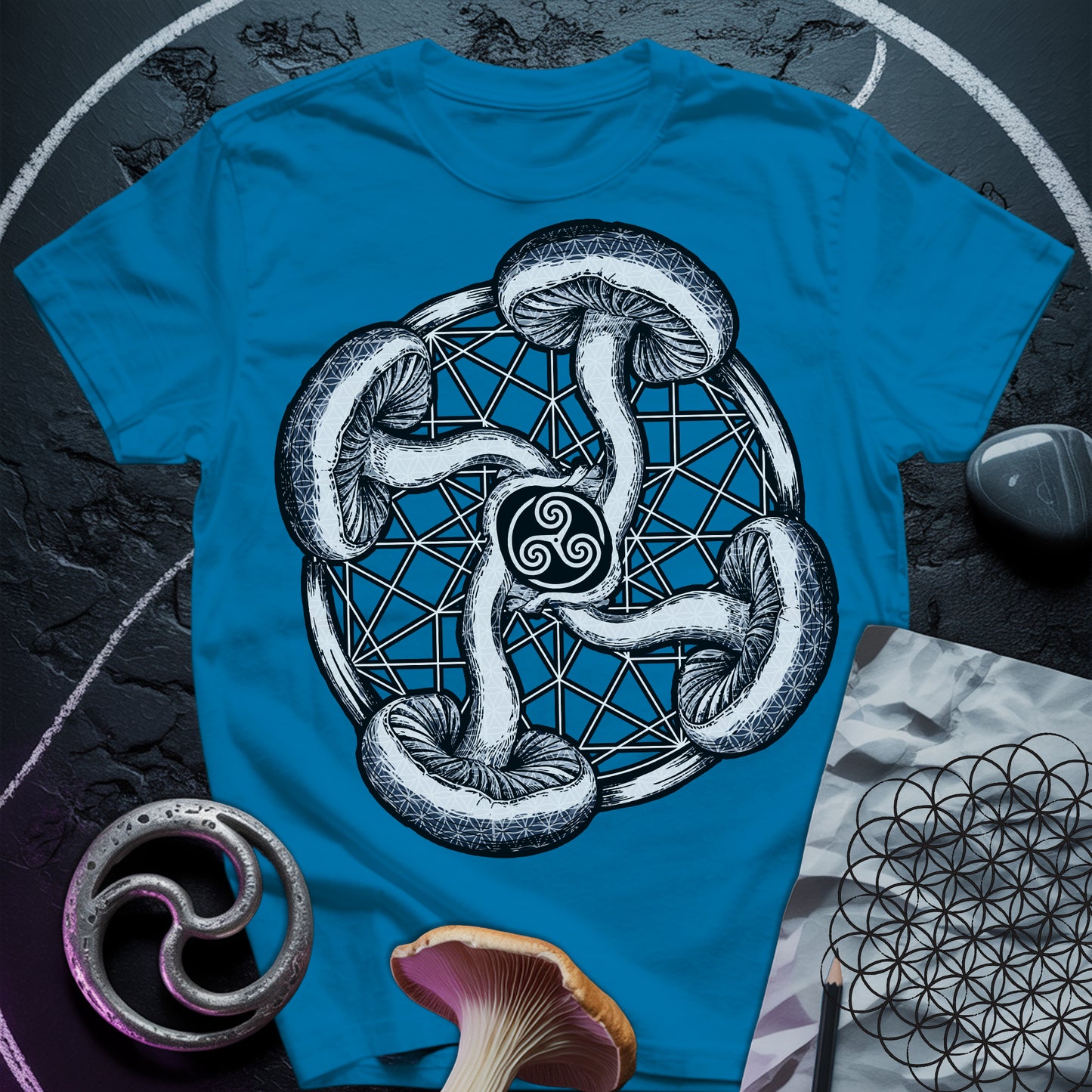 Fungal Flow of the Triskelion T-Shirt