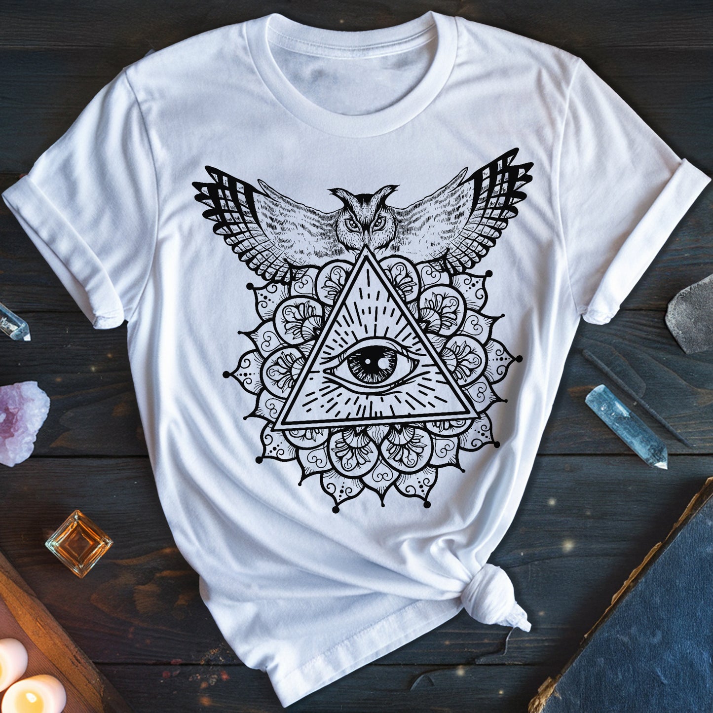 Owl Mandala Providence T-Shirt