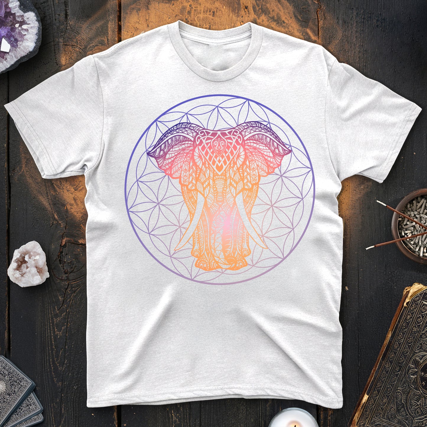 Ganesha Flower Of Life T-Shirt