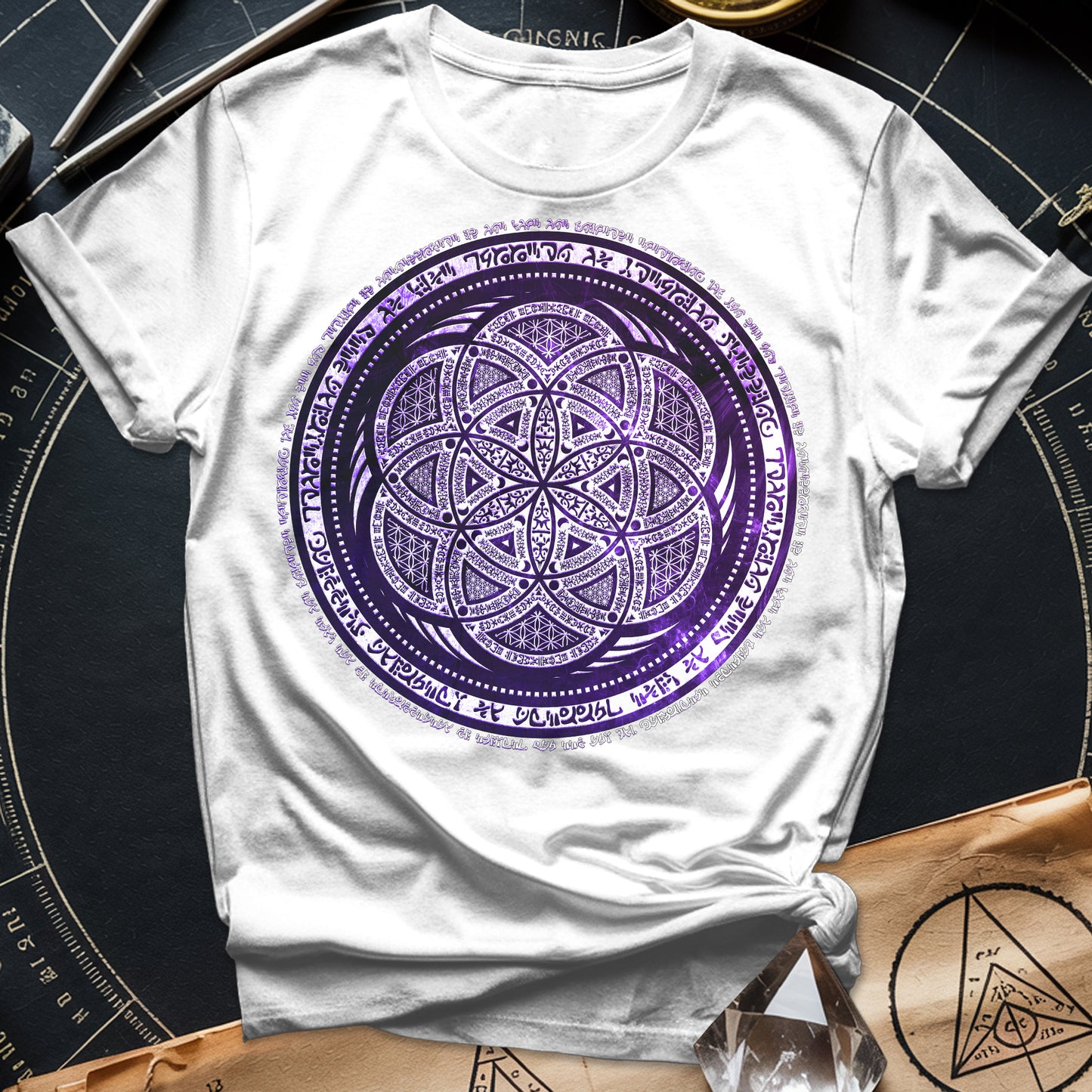 Seed Of Life Tribal Sacred Geometry T-Shirt