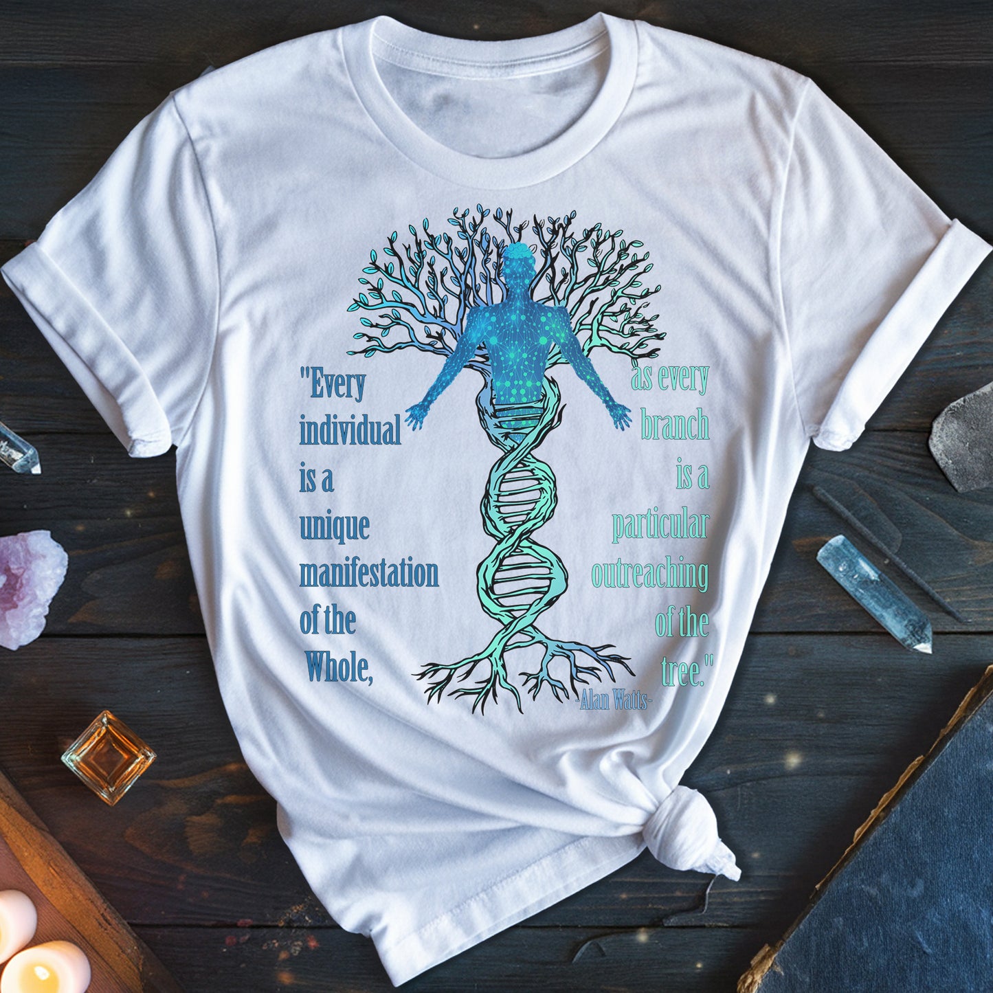 Alan Watts Dna Tree T-Shirt