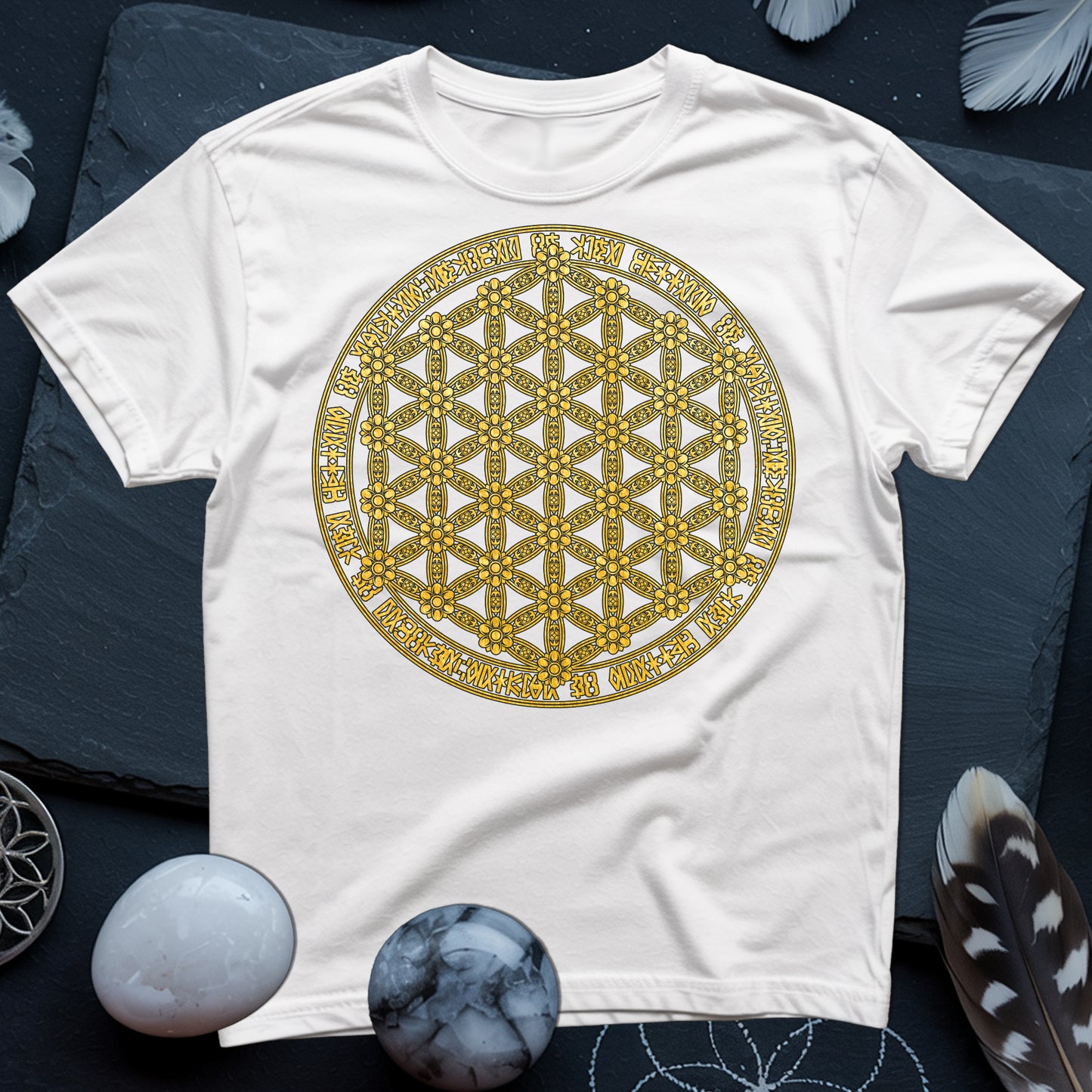 Flower Of Life Foo Lion T-Shirt
