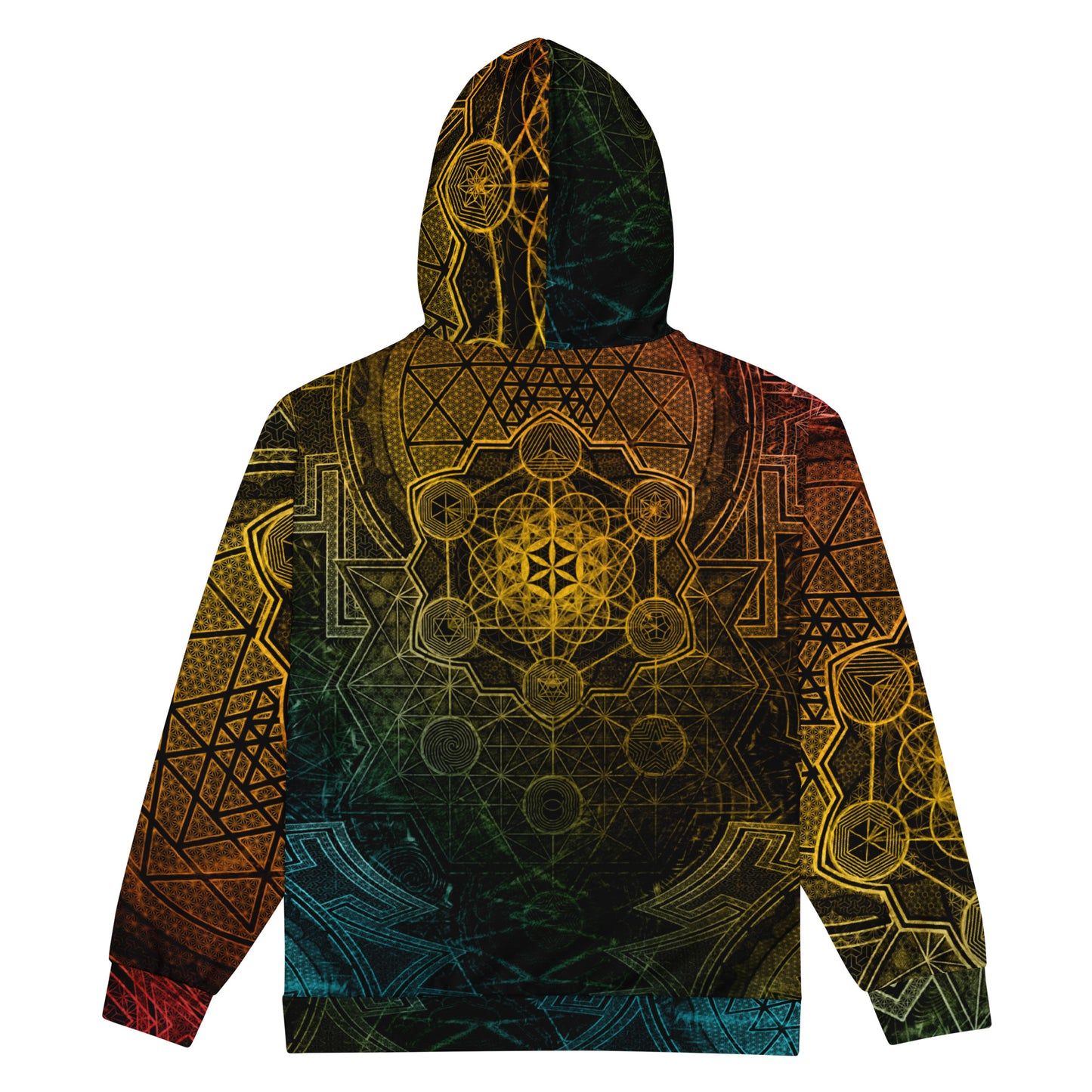 Sri Yantra Sacred Geometry Unisex Zip hoodie