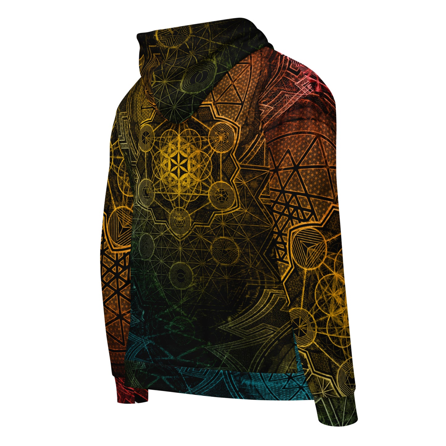 Sri Yantra Sacred Geometry Unisex Zip hoodie