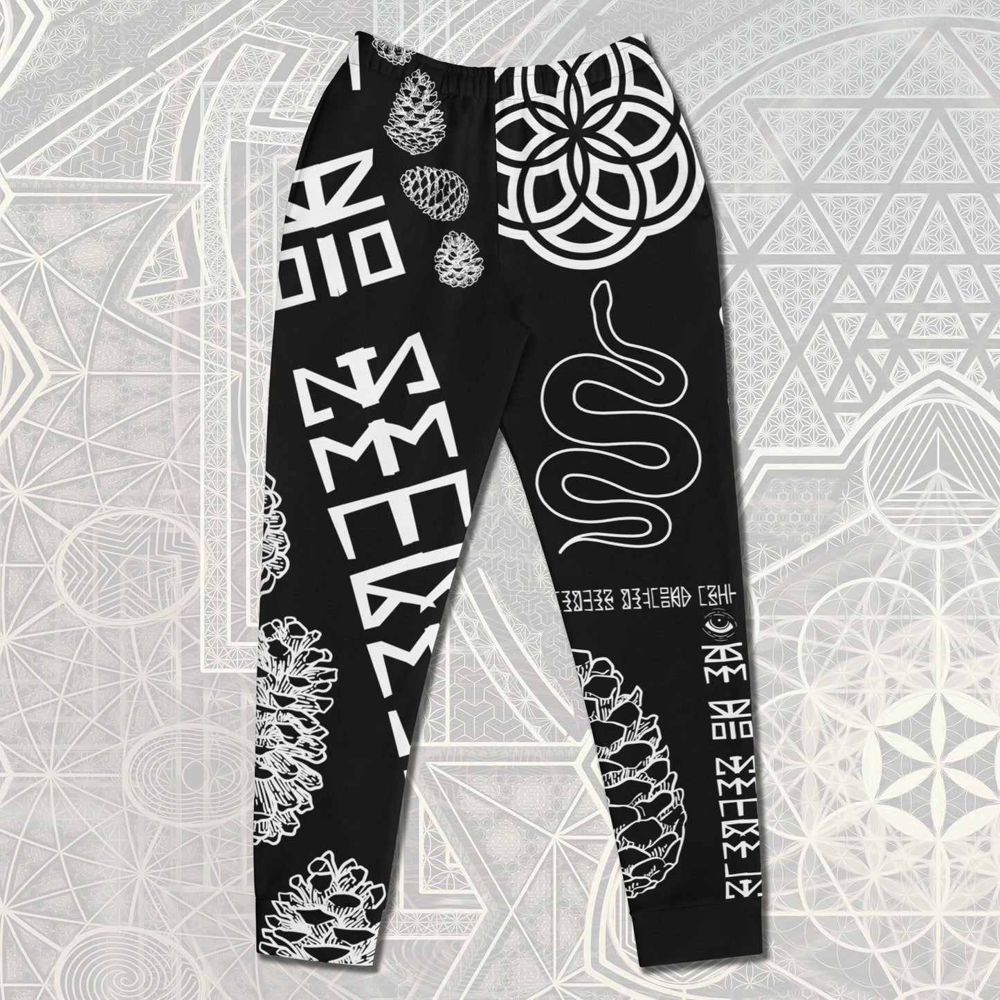 Awakened Pine Cone Sacred Geometry Women's Joggers