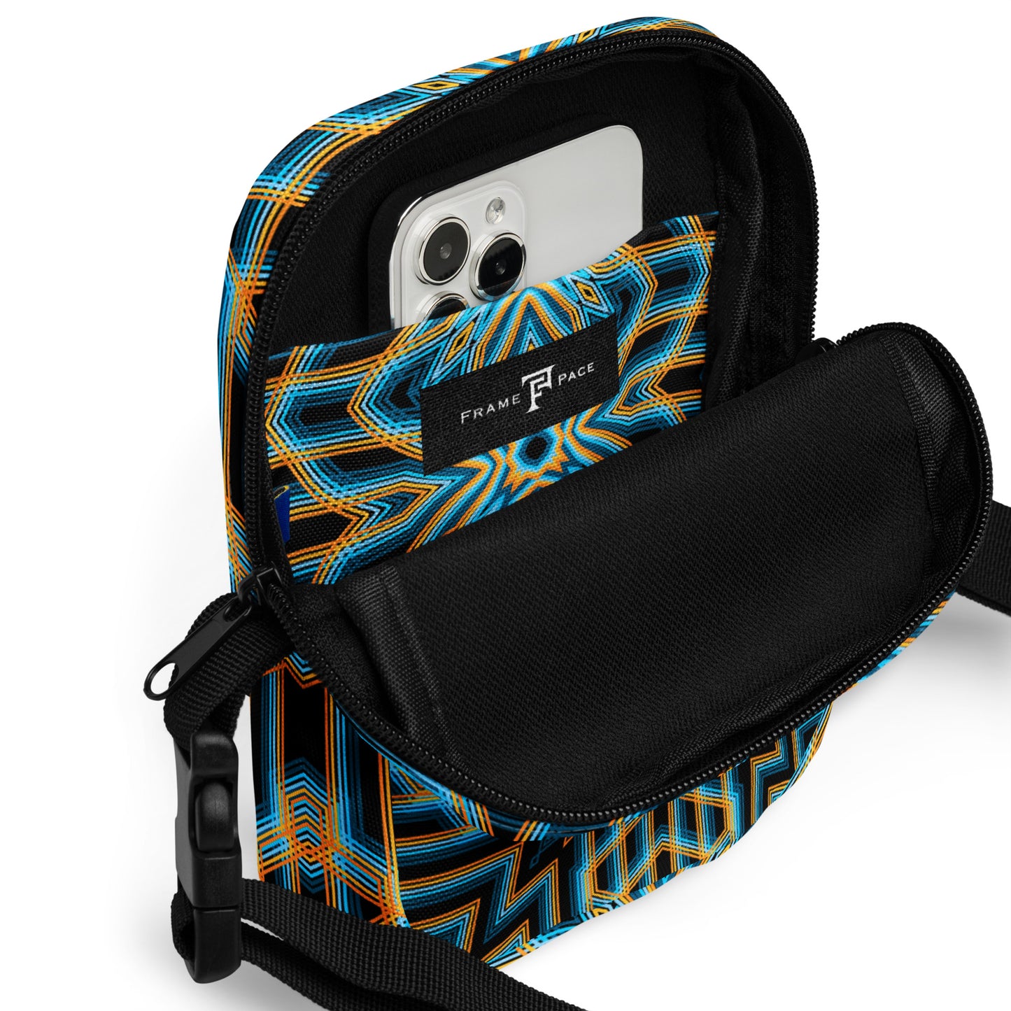 Psychedelic Geometry Utility crossbody bag