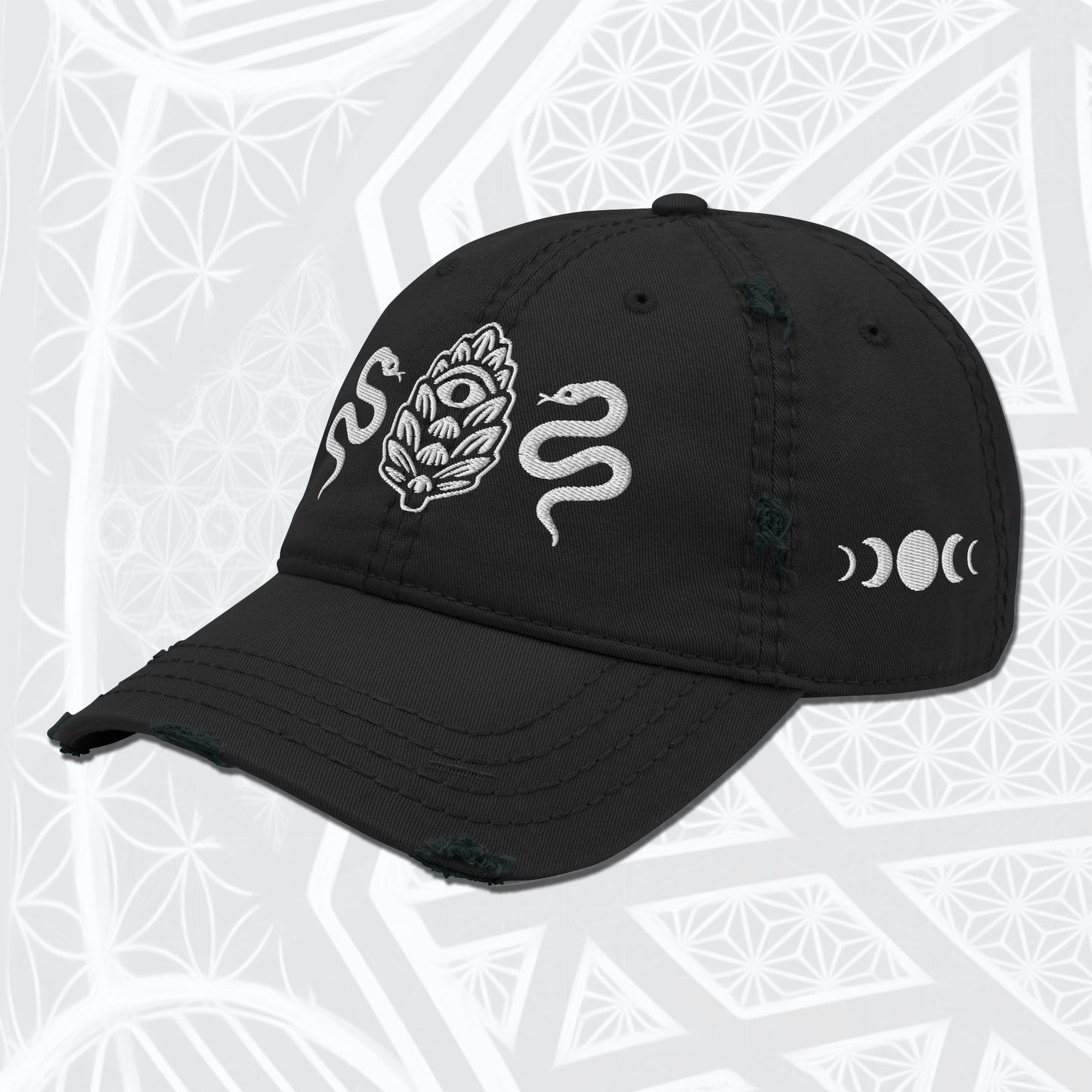 Raising The Awareness Embroidered Distressed Dad Hat