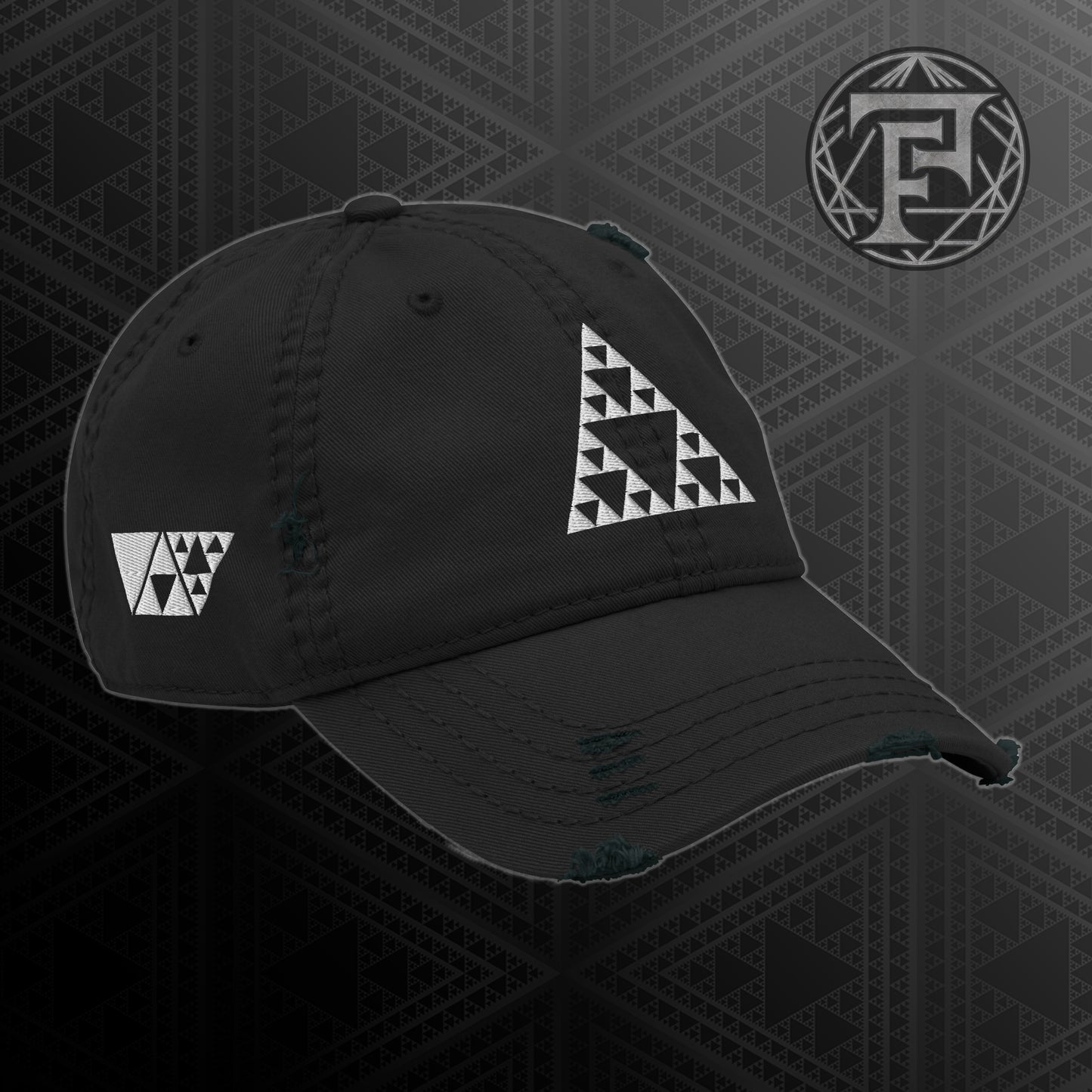 SIerpinski Recursive Distressed Hat