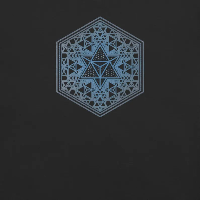 Merkaba Sacred Geometry Comfort 2 Sided T-Shirt