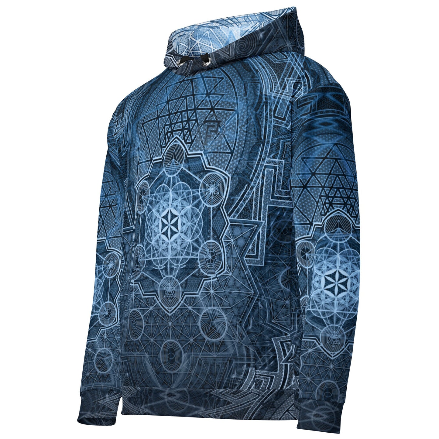 Sri Yantra | Sacred Geometry Patterns | Flower Of Life | Metatron's Cube Hoodie | Tree Of Life | Psychedelic Wear | Unisex Hoodie