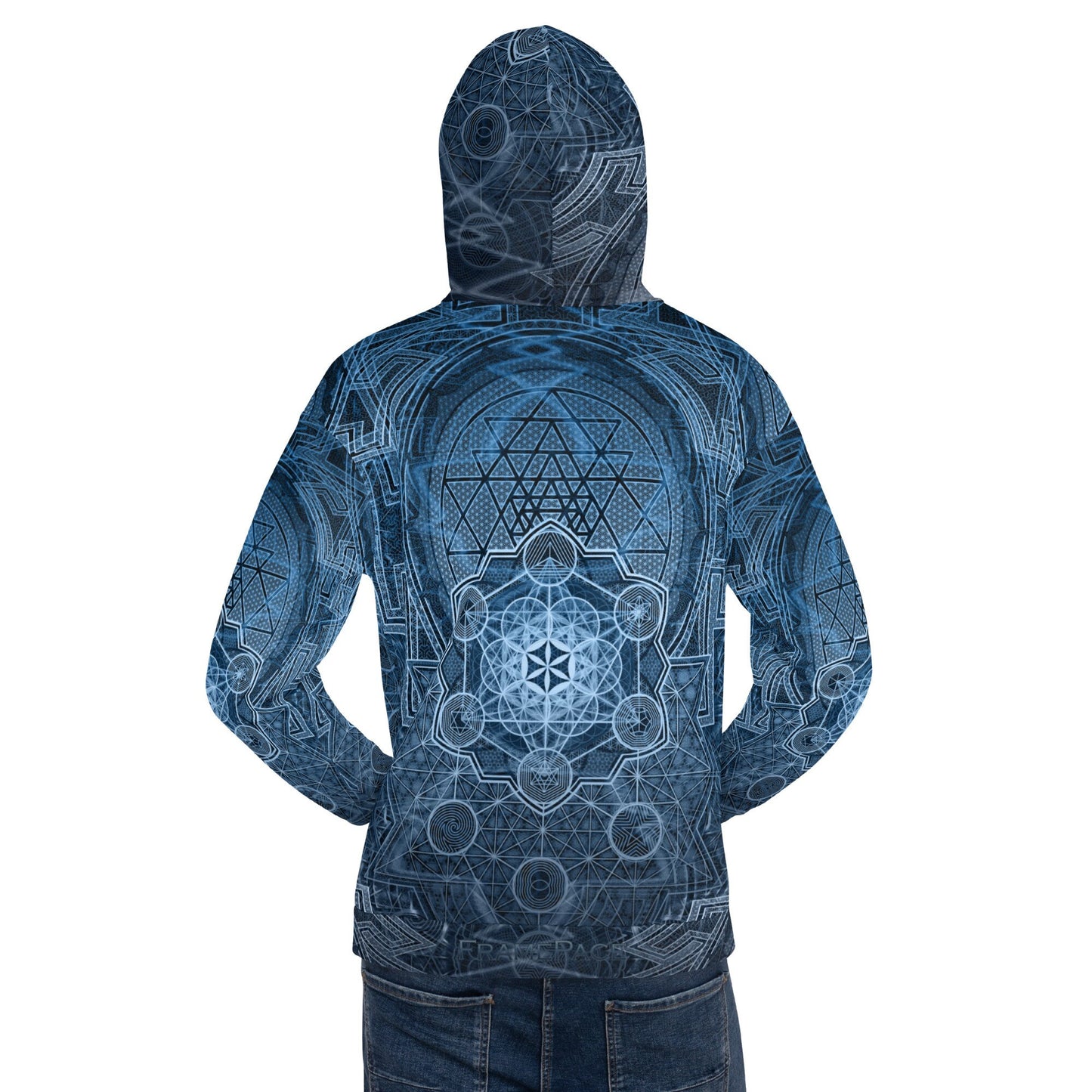 Sri Yantra | Sacred Geometry Patterns | Flower Of Life | Metatron's Cube Hoodie | Tree Of Life | Psychedelic Wear | Unisex Hoodie