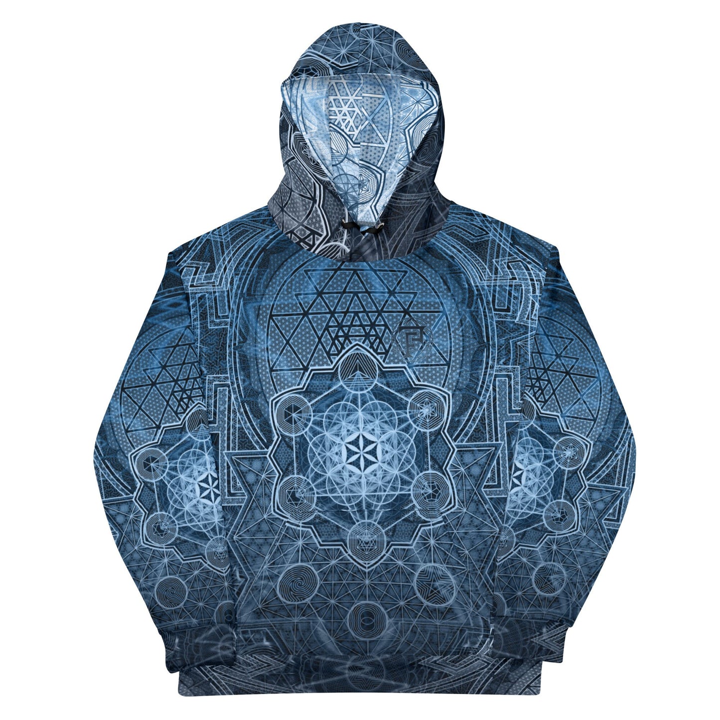 Sri Yantra | Sacred Geometry Patterns | Flower Of Life | Metatron's Cube Hoodie | Tree Of Life | Psychedelic Wear | Unisex Hoodie