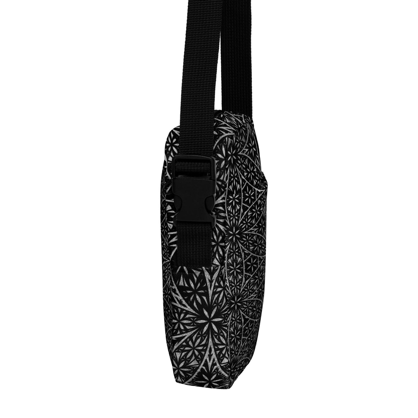 Flower Of Life Fractal Pattern | Sacred Geometry Clothing | Festival Carry Bag | Intricate Geometric Pattern | Utility crossbody bag