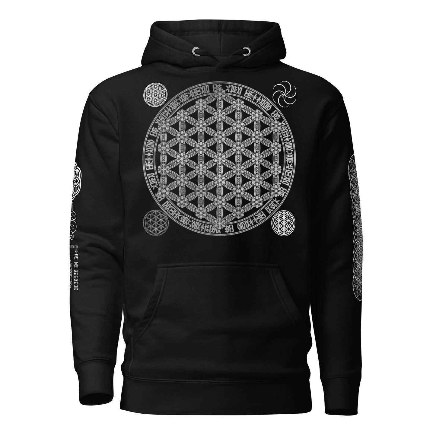 Flower Of Life Sacred Geometry Unisex Hoodie