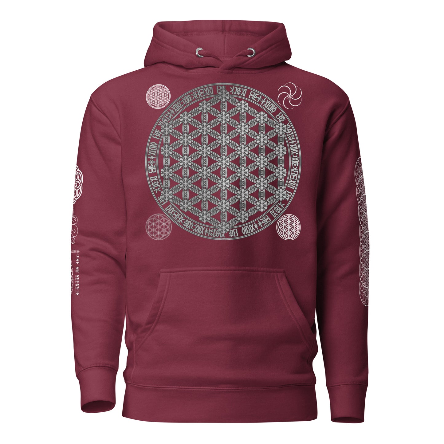 Flower Of Life Sacred Geometry Unisex Hoodie