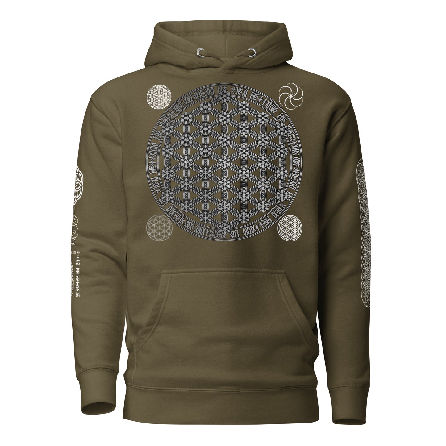 Flower Of Life Sacred Geometry Unisex Hoodie