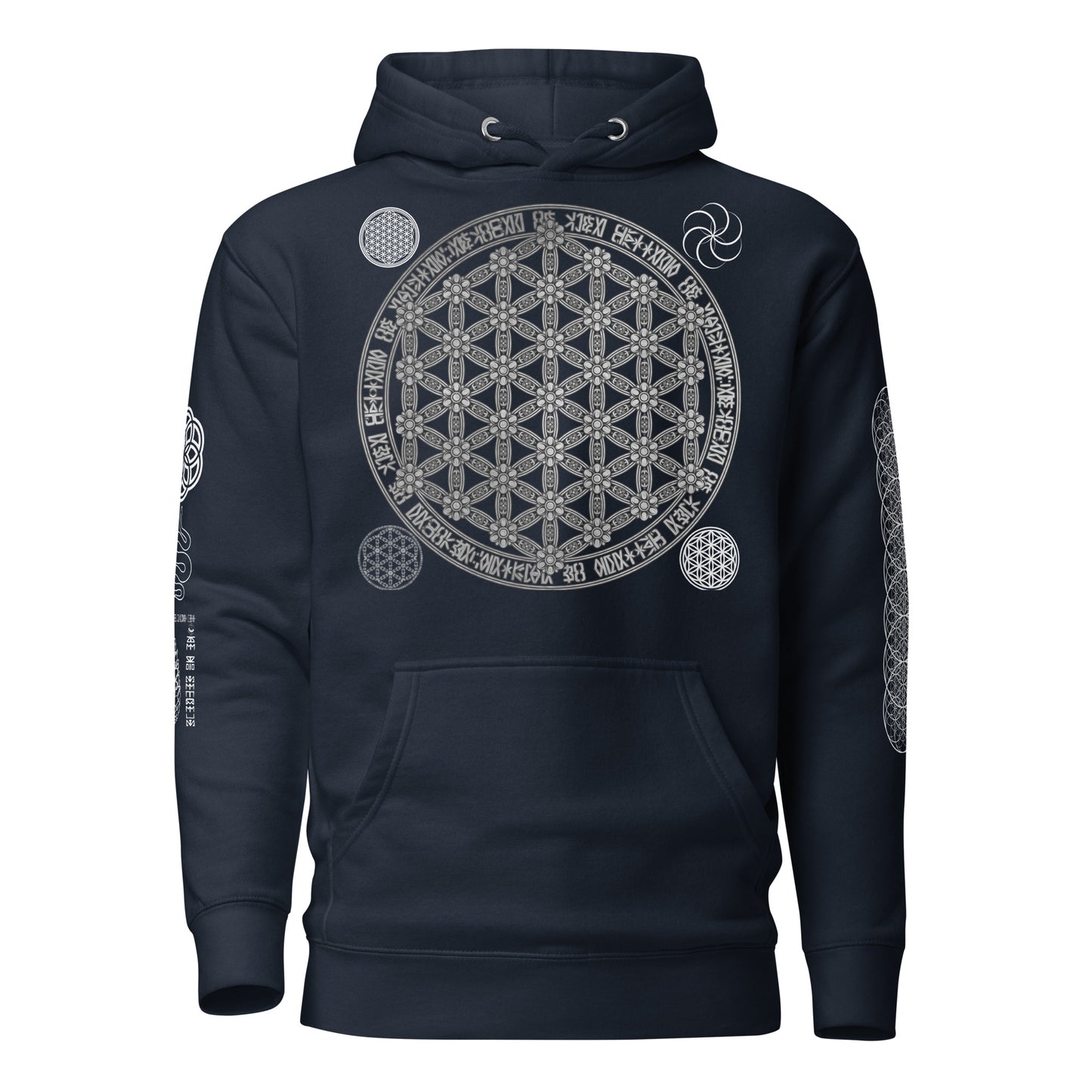 Flower Of Life Sacred Geometry Unisex Hoodie