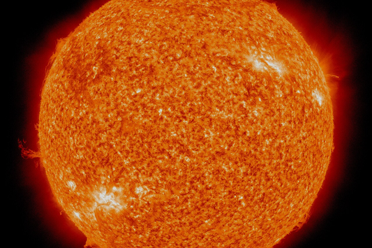 The sun near its peak on the summer solstice