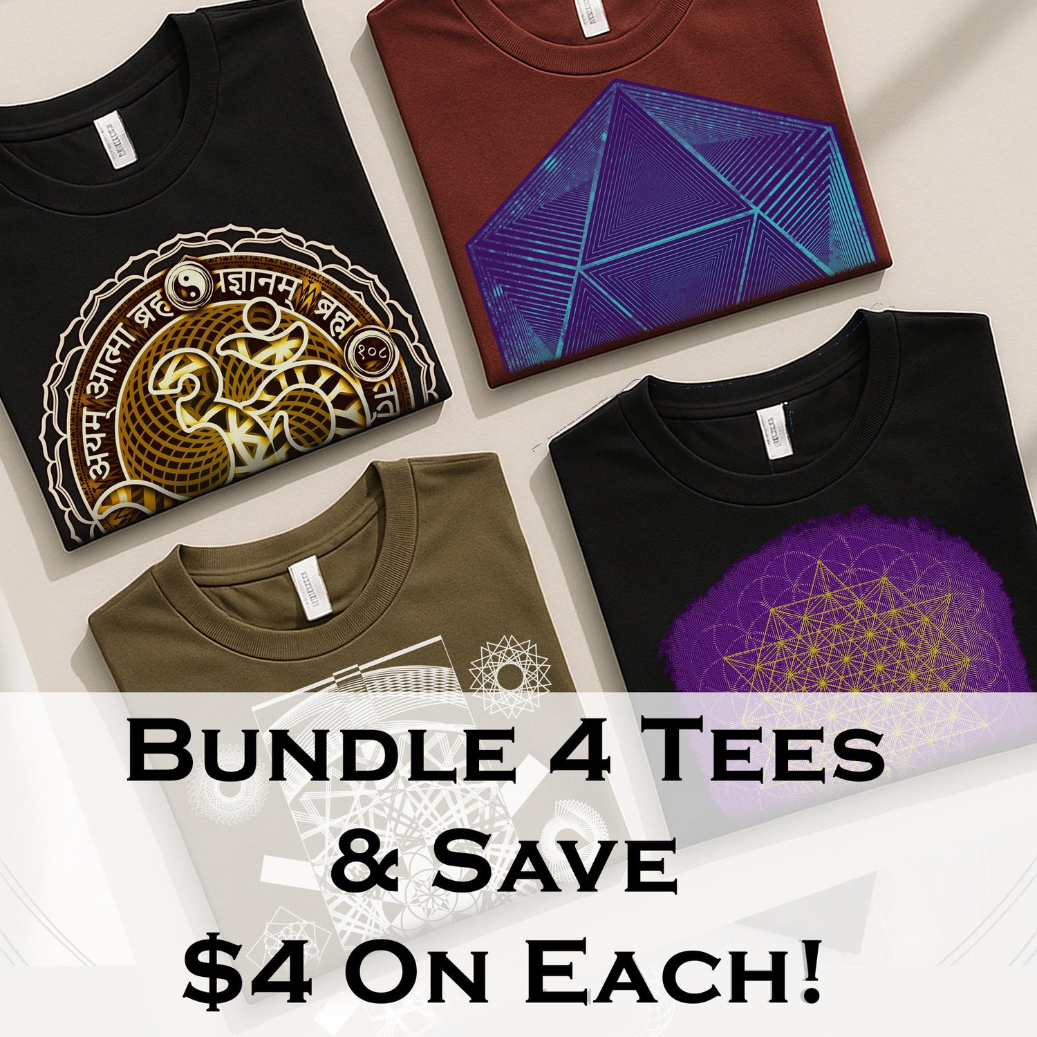 Bundle 4 Tees - Save $4 on Each