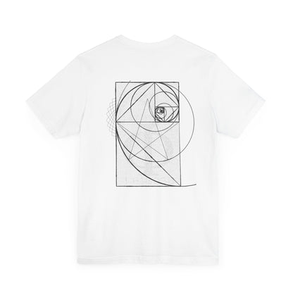 Sacred Geometry Golden Spiral Phi Unisex T-Shirt