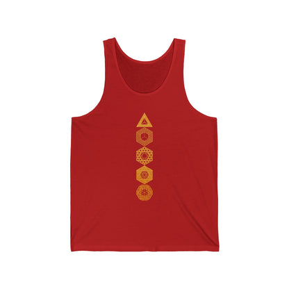 Platonic Solids Sacred Geometry Tank Top