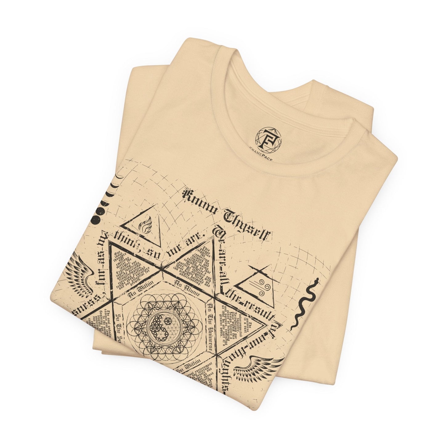 Occult Hermetic Wisdom Metatron's Cube Unisex T-Shirt