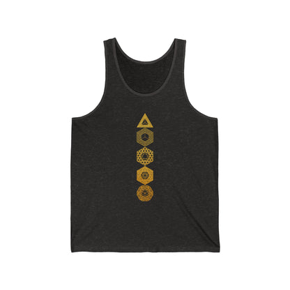 Platonic Solids Sacred Geometry Tank Top