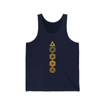 Platonic Solids Sacred Geometry Tank Top