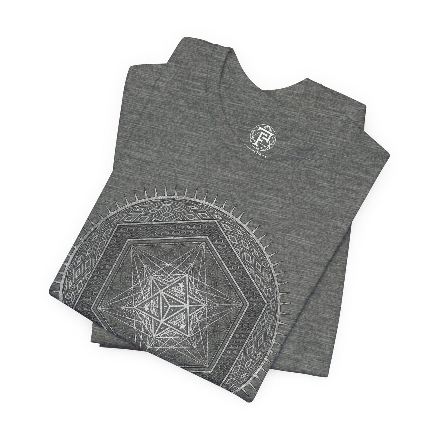 Sacred Merkaba Star Metatron's Cube Unisex T-Shirt