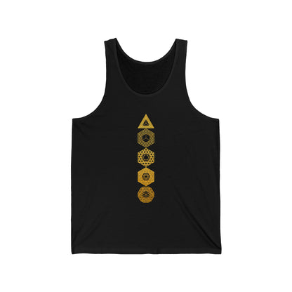 Platonic Solids Sacred Geometry Tank Top