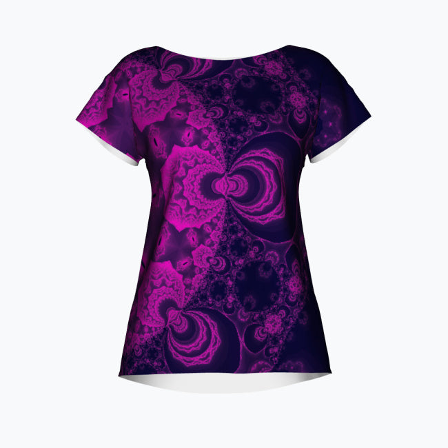Violet Fractal Dream Women's T-Shirt