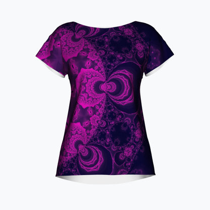 Violet Fractal Dream Women's T-Shirt
