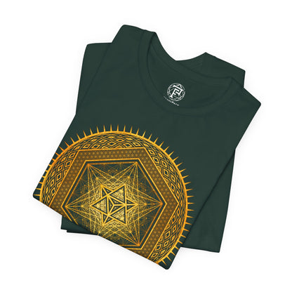 Sacred Merkaba Star Metatron's Cube Unisex T-Shirt